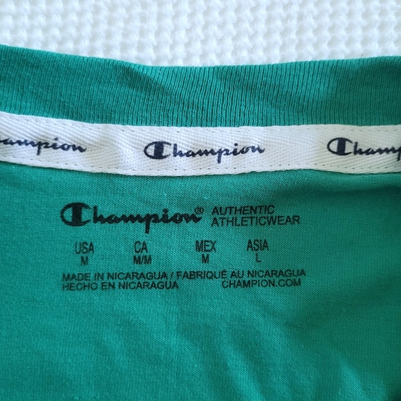 Champion🏆 Jade Green💚 Logo Tee👕 -  NWT - Picture 5 of 13